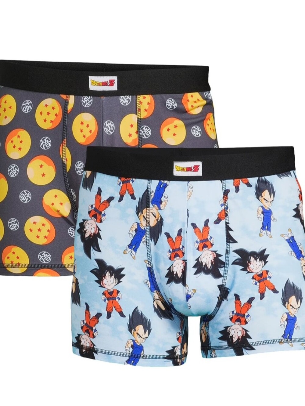 Dragon Ball Z Men's Boxer Briefs, 2-Pack, Sizes 2XL Bioworld